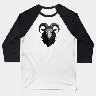 Satanic goat Baseball T-Shirt